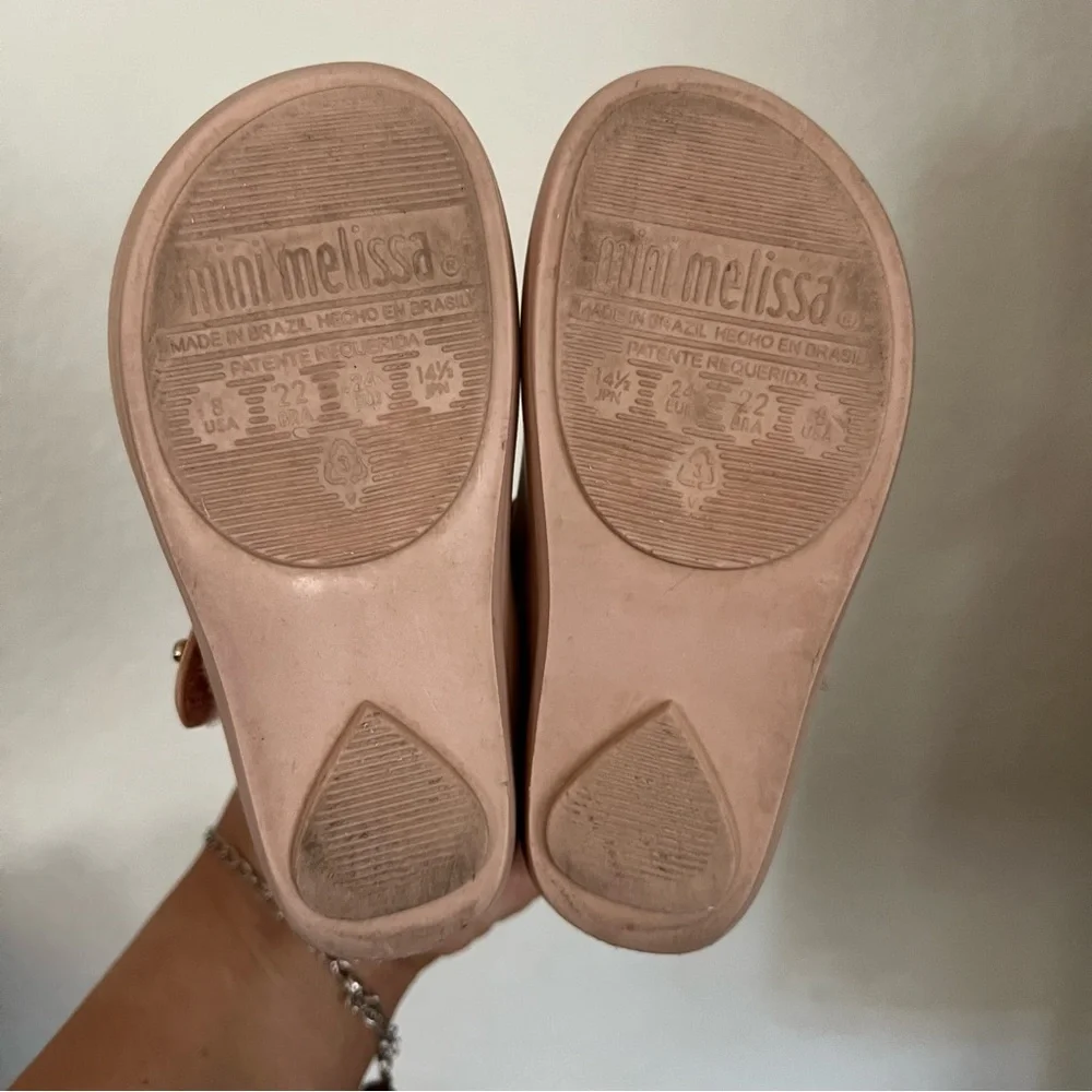 Mini Melissa Disney Minnie & Mickey Ultra girl Mary Jane SZ 8 Toddler Jelly